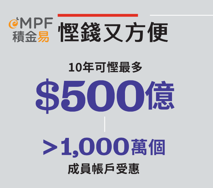 悭钱又方便10年可悭最多$500亿超过1,000万个成员帐户受惠